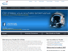 Tablet Screenshot of clindailes.ch